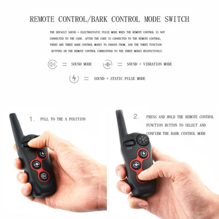 Remote Control Trainer Dog Collar Automatic Barking Stopper, 1 Drag 1 Red, 1 Drag 1 Black, 1 Drag 1 Orange, 1 Drag 2 Red+Orange - DealBuddy