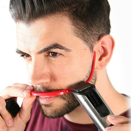 2 Sets Beard Styling Board Shaving Barber Tools, Style:, Shape Ruler+Pen, Shape Ruler+Pen+Bearded Model, Shape Ruler x 2+Pen+Bearded Model - DealBuddy