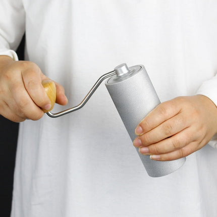 CNC Stainless Steel Hand Crank Coffee Bean Grinder