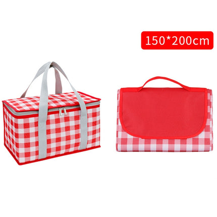 JY2209 Camping Moistureproof Portable Picnic Basket Set, Spec:, Red White, Yellow White, Leaves, Red White+150x100cm, Yellow White+150x100cm, Leaves+150x100cm, Red White+150x200cm, Yellow White+150x200cm, Leaves+150x200cm, Red White+200x200cm          ... - DealBuddy