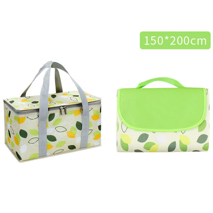 JY2209 Camping Moistureproof Portable Picnic Basket Set, Spec:, Red White, Yellow White, Leaves, Red White+150x100cm, Yellow White+150x100cm, Leaves+150x100cm, Red White+150x200cm, Yellow White+150x200cm, Leaves+150x200cm, Red White+200x200cm          ... - DealBuddy