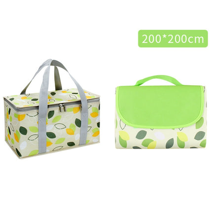 JY2209 Camping Moistureproof Portable Picnic Basket Set, Spec:, Red White, Yellow White, Leaves, Red White+150x100cm, Yellow White+150x100cm, Leaves+150x100cm, Red White+150x200cm, Yellow White+150x200cm, Leaves+150x200cm, Red White+200x200cm          ... - DealBuddy