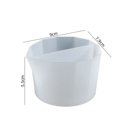2 PCS DIY Crystal Epoxy Color Separation Cup Silicone Toning Cup, Style: