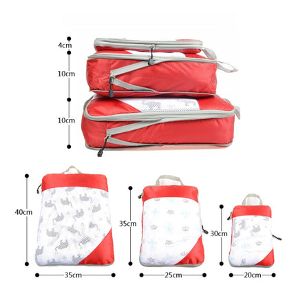 3 PCS/Set Travel Waterproof Compression Clothes Storage Bag