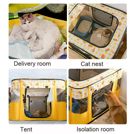 Rectangular Foldable Pet Fence Dog and Cat Litter Pet Delivery Room, M, XL - DealBuddy
