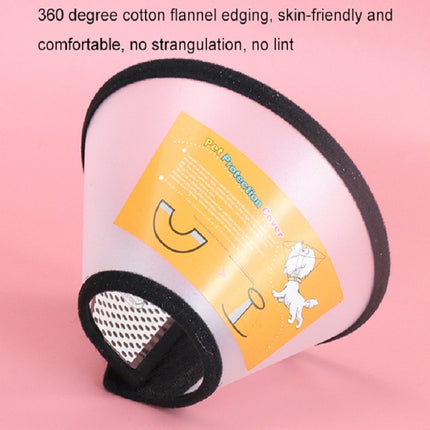 Pet Protective Headgear Cat And Dog Anti-Bite Collar After Cosmetic And Operation, Size: No.7/8cm, No.7, No.6, No.5, No.4, No.3 - DealBuddy
