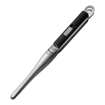 304 Stainless Steel Food Clip with Sawtooth Barbecue Tongs