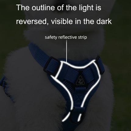 HT-864 Pet Traction Rope Reflective Breathable Dog Chest Strap Vest, Size:, S, M, L, XL - DealBuddy