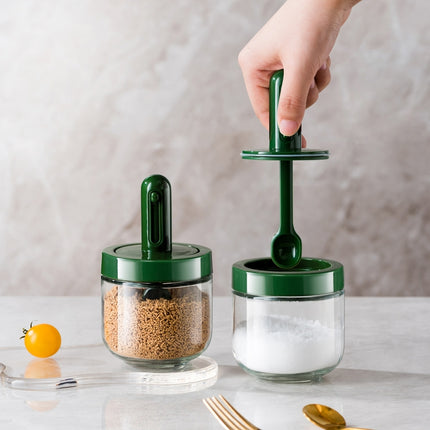AAB020 Telescoping Spoon Seasoning Bottle, White, Green - DealBuddy