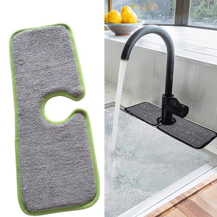 Basin Drain Pad Absorbent Dry Cleaning Pad Fiber Towel Water Mat Color Random Delivery, Size: