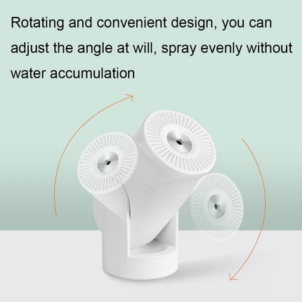 L09 USB Plug-in Rotating Colorful Night Light Humidifier, White, Pink, Black - DealBuddy