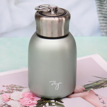 280ml 304 Stainless Steel Handle Vacuum Insulation Cup Big Belly Gift Cup, Black, Gold, Green, Silver, Rose Gold - DealBuddy