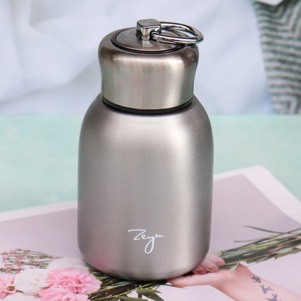 280ml 304 Stainless Steel Handle Vacuum Insulation Cup Big Belly Gift Cup, Black, Gold, Green, Silver, Rose Gold - DealBuddy