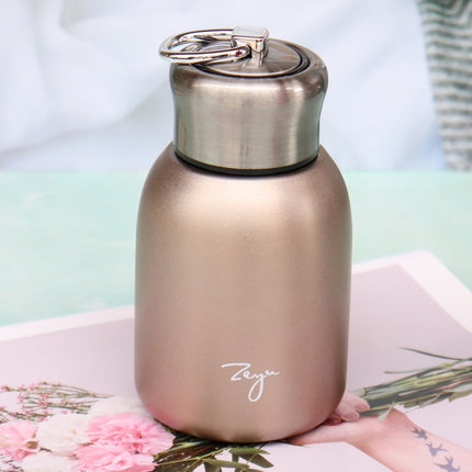 280ml 304 Stainless Steel Handle Vacuum Insulation Cup Big Belly Gift Cup, Black, Gold, Green, Silver, Rose Gold - DealBuddy