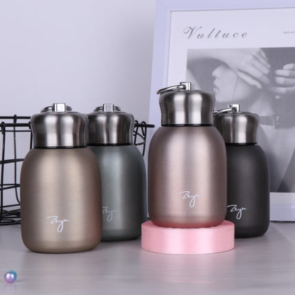 280ml 304 Stainless Steel Handle Vacuum Insulation Cup Big Belly Gift Cup, Black, Gold, Green, Silver, Rose Gold - DealBuddy