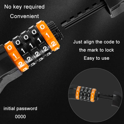 WEST BIKING Bicycle Anti-Theft Cable Combination Lock, Length: - DealBuddy