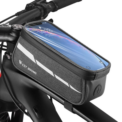 WEST BIKING 7 inches Mountain Bike Mobile Phone Touch Screen Front Beam Bag - DealBuddy