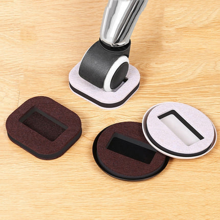 5 PCS Computer Seat Pulley Holder Chair Roller Non-slip Pad