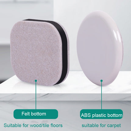 5 PCS Computer Seat Pulley Holder Chair Roller Non-slip Pad