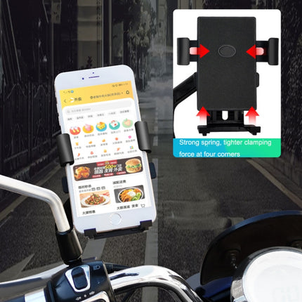 YY02 Bicycle Motorcycle Electric Vehicle Universal Mobile Phone Holder, Style: - DealBuddy