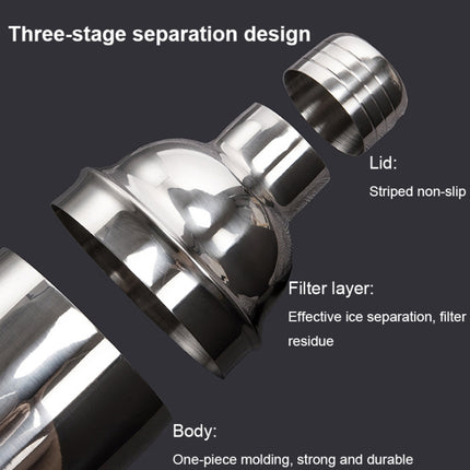 BY-F12 Semicircle Wooden Base Bar Shaker Set, Spec:, 350ml, 550ml, 700ml, 750ml - DealBuddy