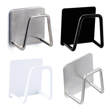 304 Stainless Steel Sponge Rack Sink Drain Rack, Color: Brushed Color, Brushed Color, Large True Color, Large Baking Black, Large Baking White, 201 Ture Color