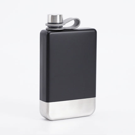 9oz Portable 304 Stainless Steel Flagon Whiskey Vodka Wine Pot Hip Flask - DealBuddy