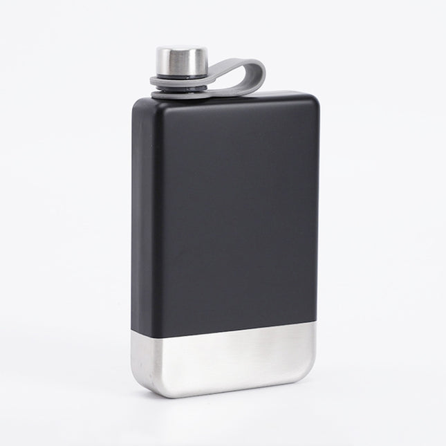 9oz Portable 304 Stainless Steel Flagon Whiskey Vodka Wine Pot Hip Flask - DealBuddy