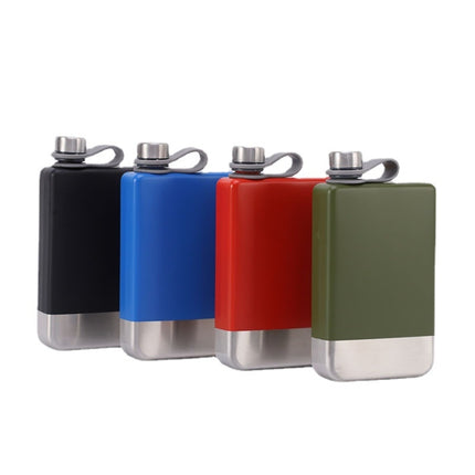 9oz Portable 304 Stainless Steel Flagon Whiskey Vodka Wine Pot Hip Flask - DealBuddy