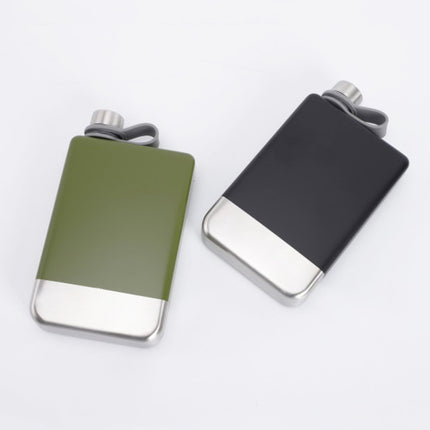 9oz Portable 304 Stainless Steel Flagon Whiskey Vodka Wine Pot Hip Flask - DealBuddy