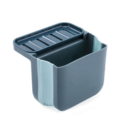 Kitchen Sink Telescopic Drain Basket Sucker Hanging Trash Can