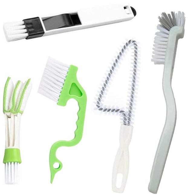 5PCS / Set Groove Cleaning Brush Multi-tool Household Door and Window Brush