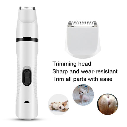Pet USB Electric Shaver Dog Hair Trimming Nail Polisher, Nail Polisher - DealBuddy