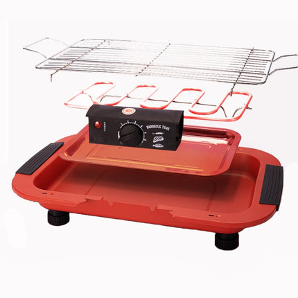 1800W Electric Grill Home BBQ Grill, EU Plug, EU Plug Red, EU Plug Black