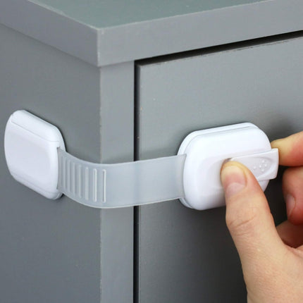 Slide Adjust Baby Safety Lock Refrigerator Drawer Lock