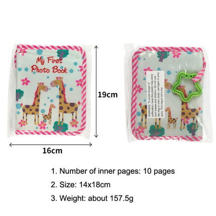 Baby Growth Memorial Cloth Photo Album With Mirror