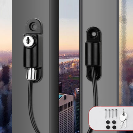 Children High-rise Anti-fall Safety Lock Window Push Limiter, Color: