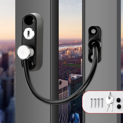 Children High-rise Anti-fall Safety Lock Window Push Limiter, Color: