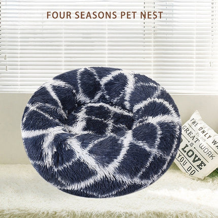 Long-haired Round Pet Kennel Warm Pet Bed, 40cm, 50cm, 60cm - DealBuddy
