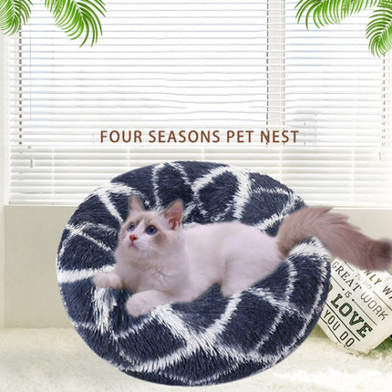 Long-haired Round Pet Kennel Warm Pet Bed, 40cm, 50cm, 60cm - DealBuddy
