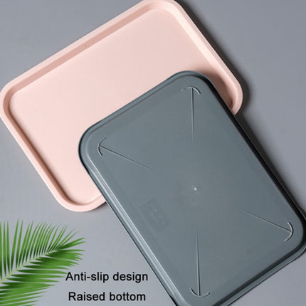 Plastic Household Fruit Tray Afternoon Tea Cake Tray, Size:, 35x25x2 cm, 41x30x2 cm - DealBuddy