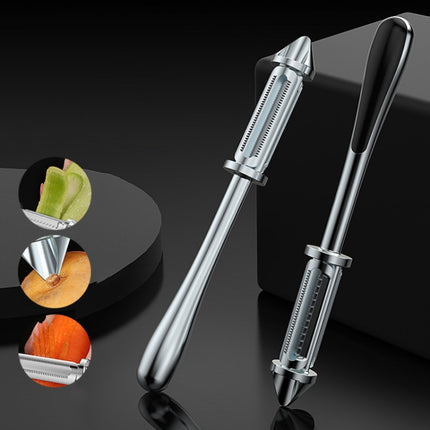 Multifunctional Stainless Steel Fruit Peeling Knife, 3 in 1, 5 in 1 - DealBuddy