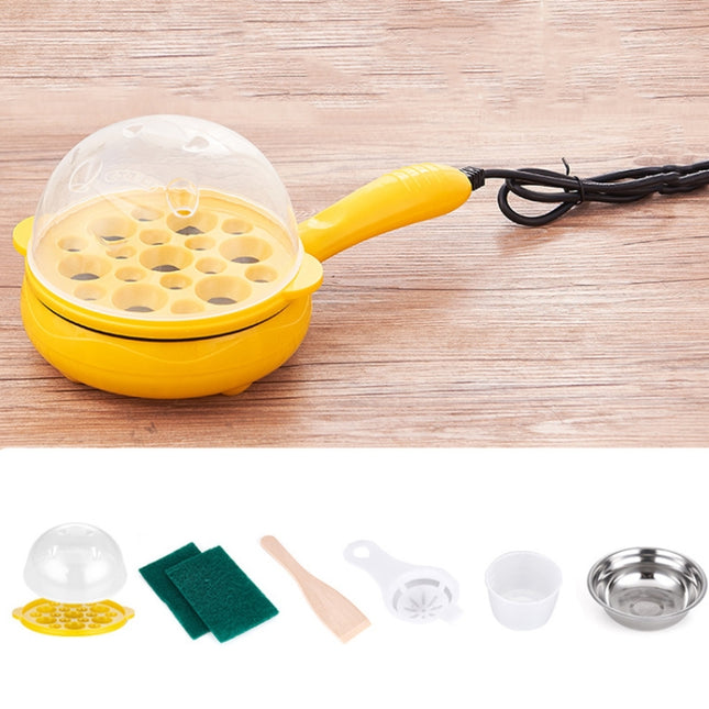 350W Electric Egg Omelette Cooker Frying Pan Steamer Cooker,EU Plug,Style:, Single Layer Set Yellow, Double Layer Set Yellow, Pan+Wood Shovel Yellow, Single Layer Set Pink, Double Layer Set Pink, Pan+Wood Shovel Pink - DealBuddy