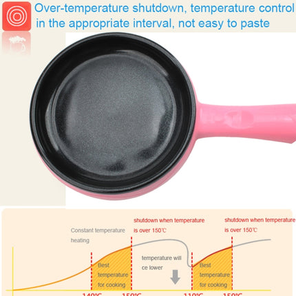 350W Electric Egg Omelette Cooker Frying Pan Steamer Cooker,EU Plug,Style: