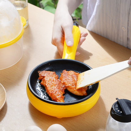 350W Electric Egg Omelette Cooker Frying Pan Steamer Cooker,EU Plug,Style:, Single Layer Set Yellow, Double Layer Set Yellow, Pan+Wood Shovel Yellow, Single Layer Set Pink, Double Layer Set Pink, Pan+Wood Shovel Pink - DealBuddy