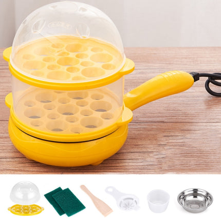 350W Electric Egg Omelette Cooker Frying Pan Steamer Cooker,EU Plug,Style:, Single Layer Set Yellow, Double Layer Set Yellow, Pan+Wood Shovel Yellow, Single Layer Set Pink, Double Layer Set Pink, Pan+Wood Shovel Pink - DealBuddy