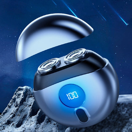 TJ01 Flying Saucer Razor USB Rechargeable Mini Shaver, Dark Gray, Champagne Golden - DealBuddy