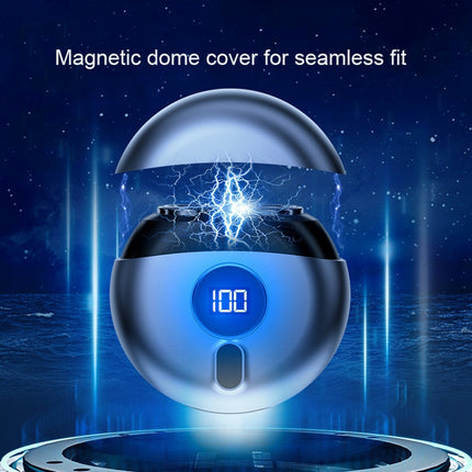 TJ01 Flying Saucer Razor USB Rechargeable Mini Shaver, Dark Gray, Champagne Golden - DealBuddy