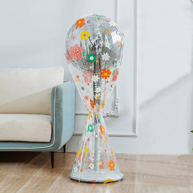 Household Fan PEVA Waterproof and Dustproof Cover, Color: Little Dinosaur Long