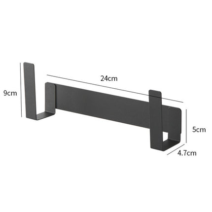 Wall-Mounted Carbon Steel Integrated Pot Lid Holder Kitchen Cutting Board Rack